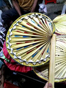 Handmade Palm leaf fan