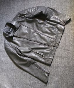 Grey Leather Jacket