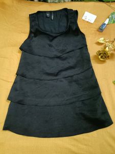 Black Satin Top