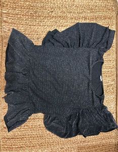 Sparkly Ruffle Top
