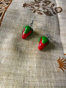 Unique Handmade Strawberry Earrings