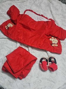 Cute Red Kids' Outfit
