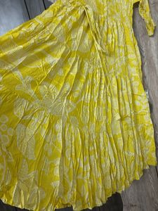 Yellow Floral Kurta