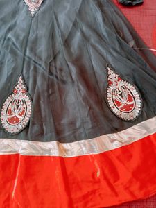 Net Anarkali Kurti