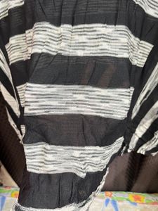 Striped Oversized Top