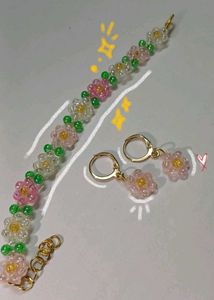Flower Beaded Set