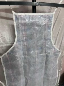 Plaid Apron with Pocket