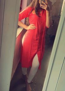 Diwali Offer !! Dark Red Kurti