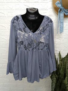American Fitter Boho Lace Top