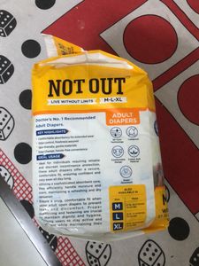 Not Out Adult Diapers Medium