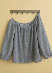 Light blue floral Top