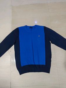 prada Stylish Blue &amp; Black Sweater