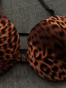 Leopard Print padded Bra