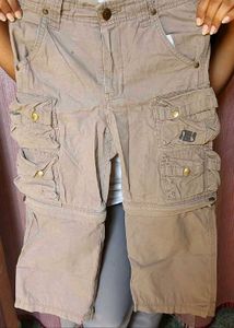 Convertible Cargo Pants &amp; Sweater woolen combo