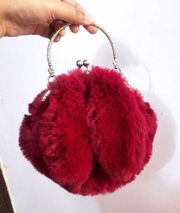 Faux Fur Clutch