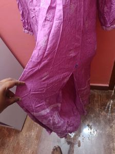 Xl Avaasa Lavender Pinkish  Kurta