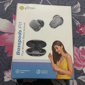pTron Basspods P11 TWS Earbuds – Brand New