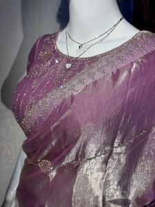 Elegant Lavender Saree