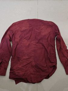 Burgundy Casual Shirt