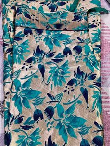 Green Floral Lehenga