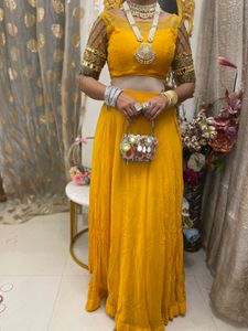 Yellow Lehenga Choli Set