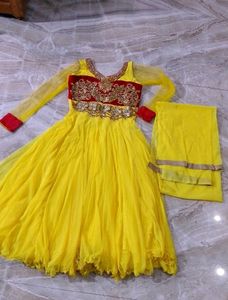 Yellow Ethnic Gown