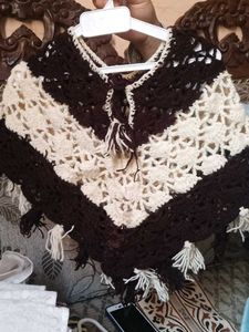 Crochet Poncho - Girls Clothing