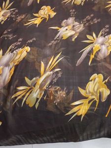 Pure Chiffon Georgette Saree