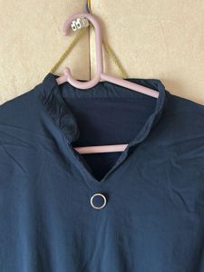 Blue Dress Knee Length