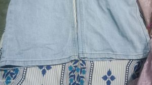 Blue High Waisted Denim Jeans