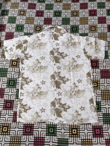 Men Botanical Print Shirt