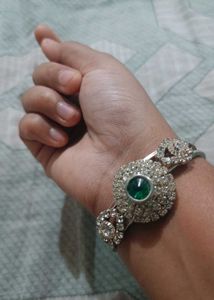 Emerald Stone Bangle
