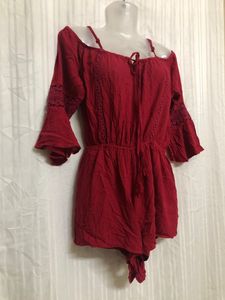 Terranova Red Stylish Jumpsuit
