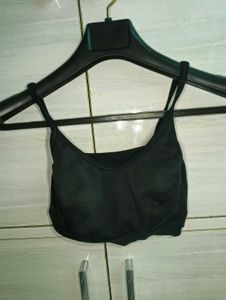 Black Sports Bra