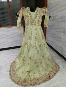 Elegant Embroidered Ethnic Gown