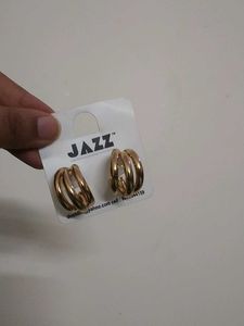 JAZZ Gold Hoop Earrings