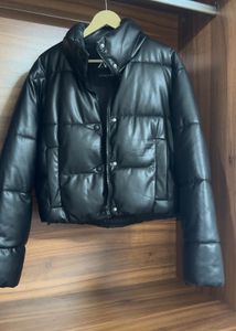 Zara Black Puffer Jacket