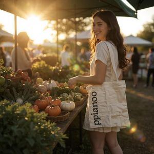 New With Tag Canvas Tote