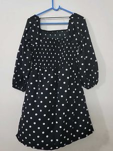 Polka Dot Mini Dress
