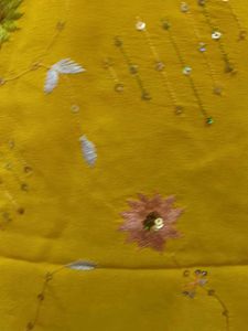 Elegant Yellow Saree