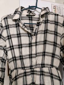 Plaid Shirt Dress