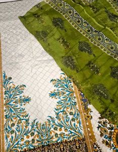 Embroidered Floral Salwar Kameez Suit w/ Dupatta