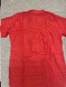 Light Red Embroidered Tunic