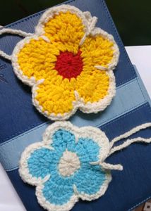 Handmade 🌸 crochet pouch bagcharm