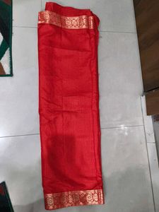 Red & Gold Saree