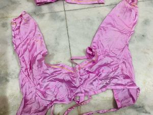 Rajputi Poshak Set Lengha Choli Wedding Satin