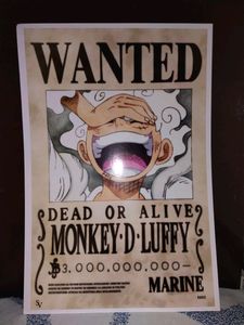 LUFFY WANTED POSTER BEST QUALITY 😉