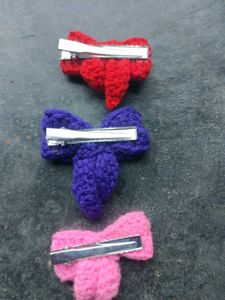 Sweet Crocheted Bows 🎀 Set -2