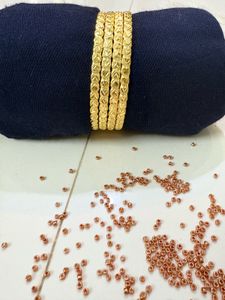 Golden Bangle Set
