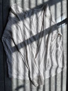 White Long Sleeve Top